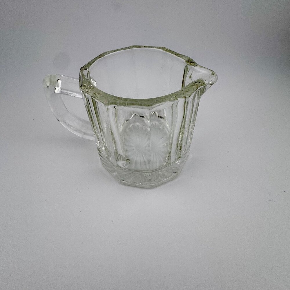 Antique Peerless Colonial Clear Creamer by Indiana Glass Co. Creamer 1920s - Picture 7 of 7